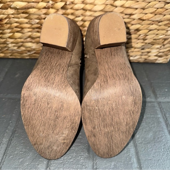 Carlos by Carlos Santana Women’s Hawkins Heeled Ankle Boots Side Zip Beige Sz 8M - Picture 7 of 9